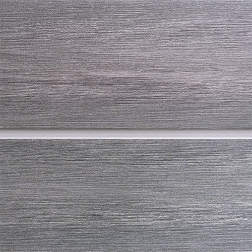 color swatch showing grey color sample of cabinet shell