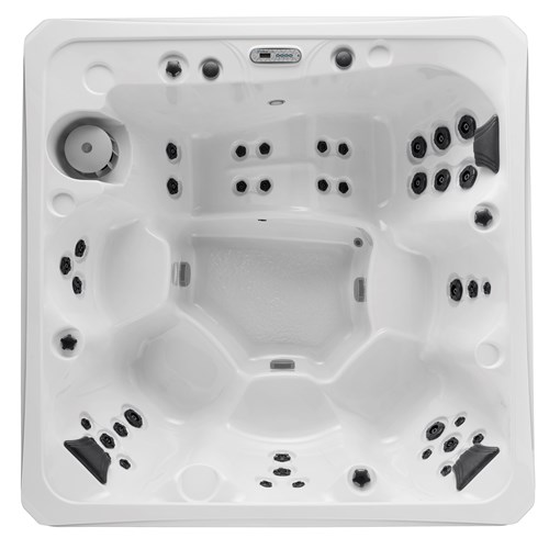 overhead view of this hot tub model