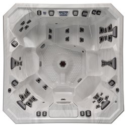 overhead image of the V94L  hot tub