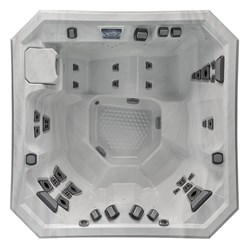 overhead image of the V77L  hot tub