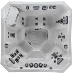 overhead image of the V84L  hot tub
