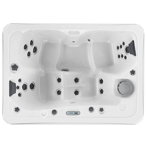 overhead view of this hot tub model