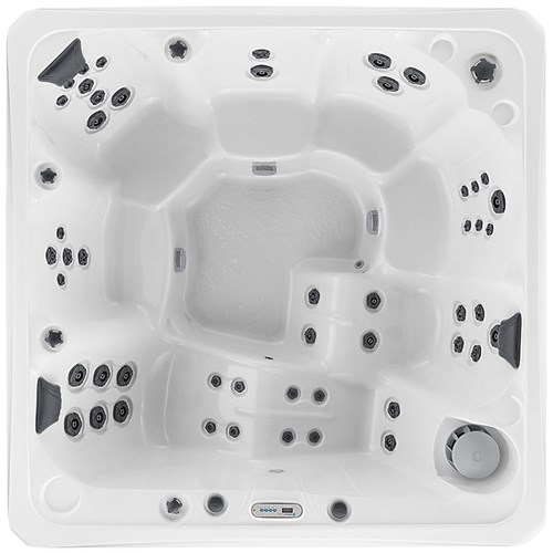 overhead view of this hot tub model