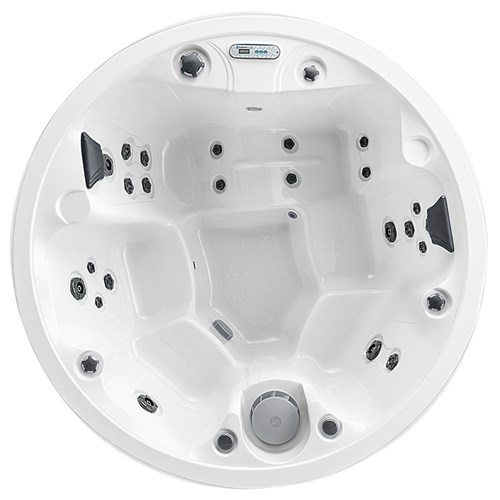 overhead view of this hot tub model