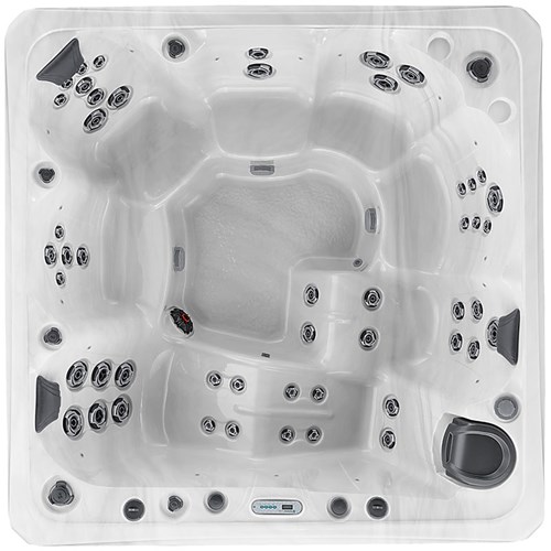 overhead view of this hot tub model