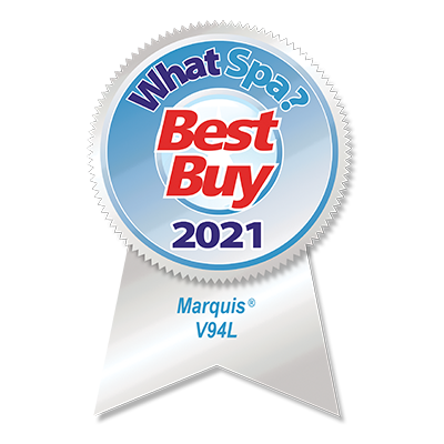 WhatSpa v94l Best Buy award badge for 2021