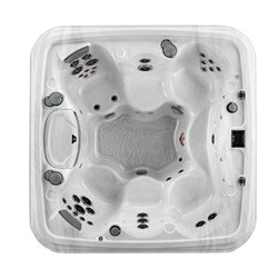 overhead image of the The Destiny hot tub
