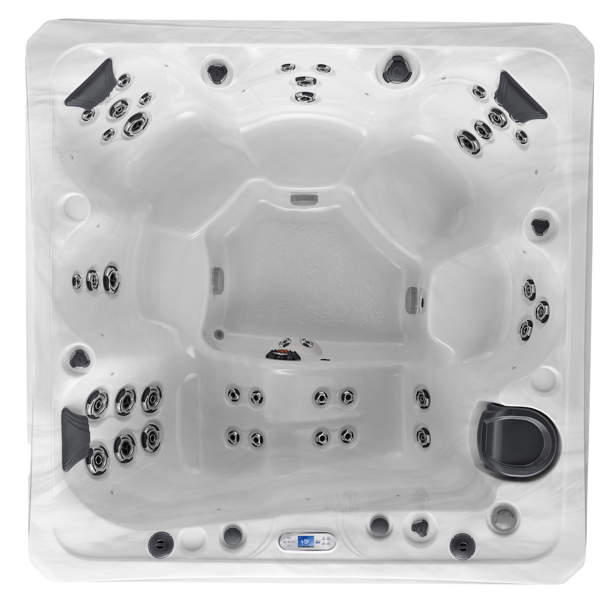 overhead image of the Hollywood Elite hot tub
