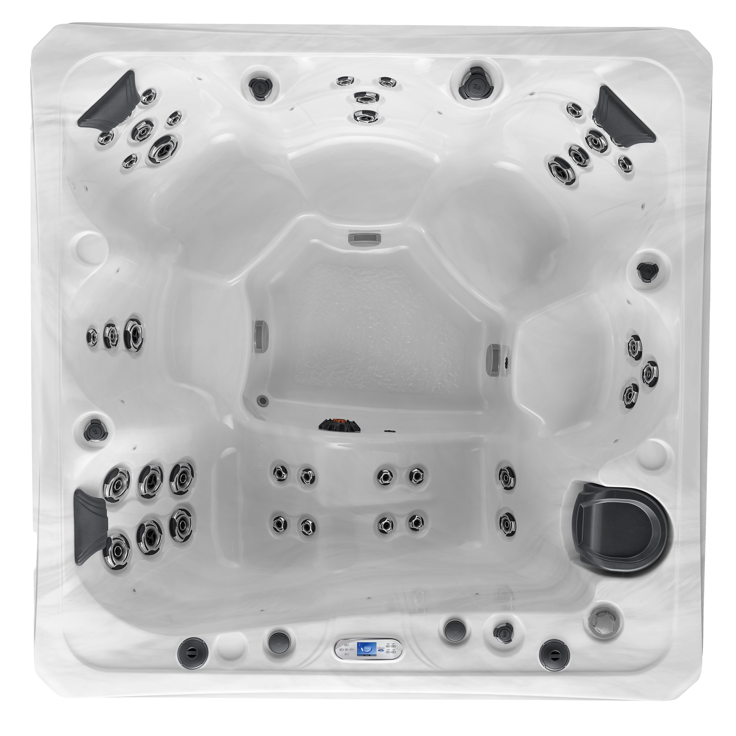 overhead image of the Hollywood Elite hot tub
