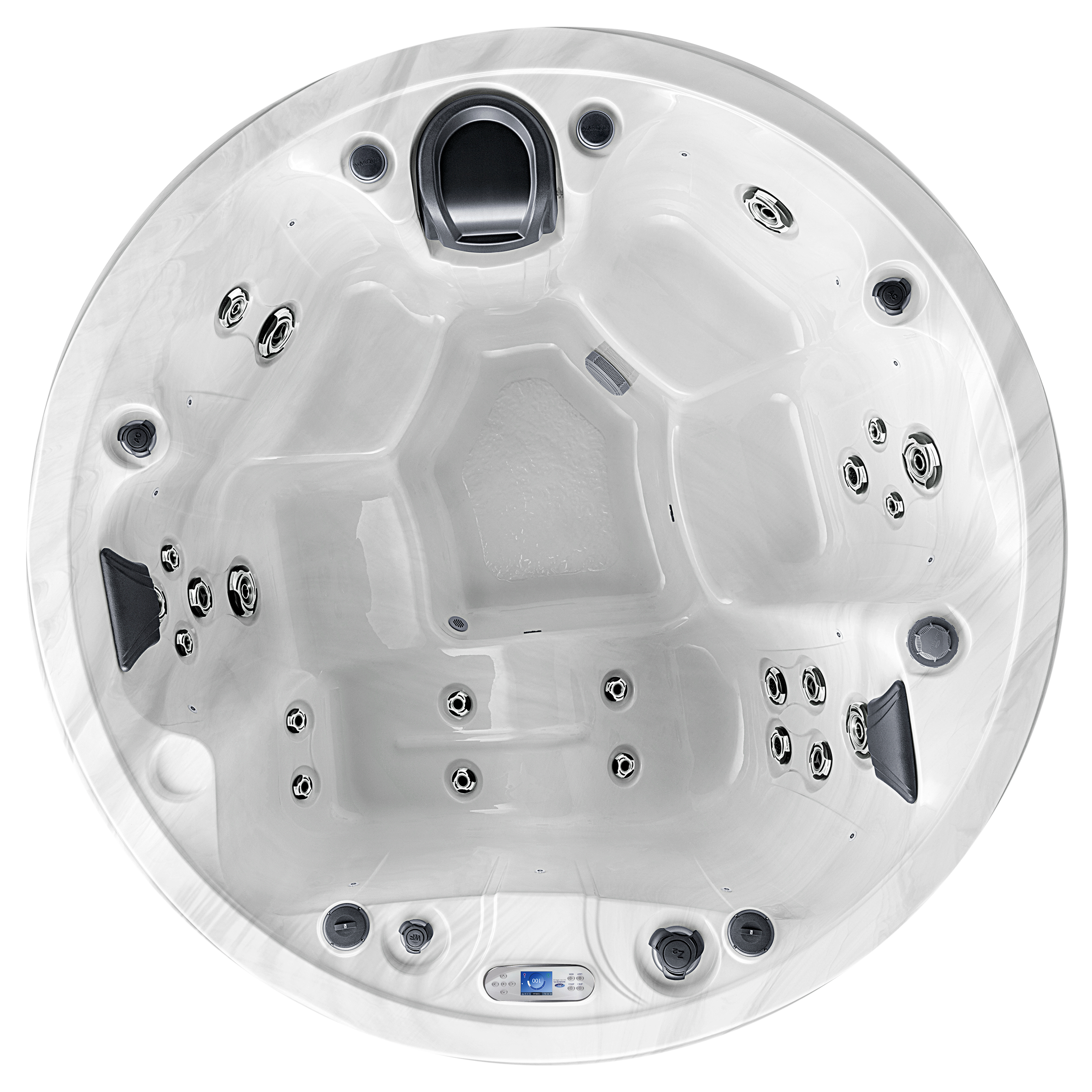 overhead image of the Monaco Elite hot tub