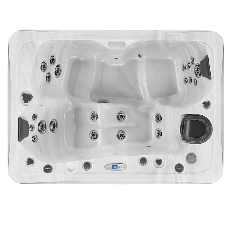 overhead image of the Nashville Elite hot tub